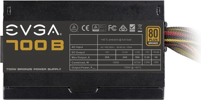 EVGA B 700 700W, ATX 2.3