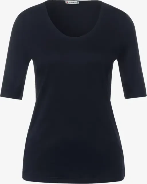 Street One Basic Palmira T-Shirt kurzarm deep blue (Damen)