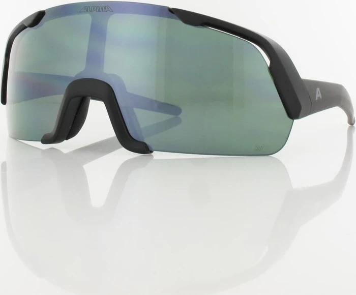 Alpina Rocket Q-Lite black matt/mirror silver (Junior)