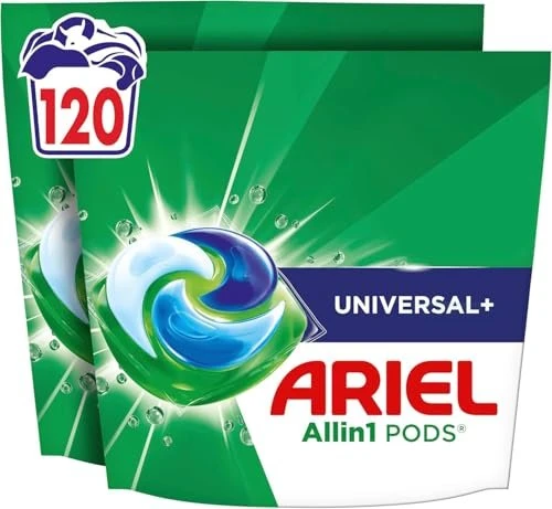 Ariel Universal+ Allin1 Pods Waschmittel, 120 Stück