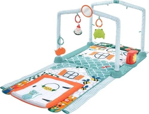 Mattel Fisher-Price 3-in-1 Kleine Ferienhaus Spieldecke