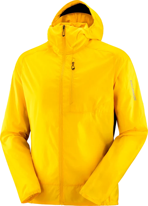Salomon Bonatti Cross Wind Funktionsjacke lemon/deep black (Herren)