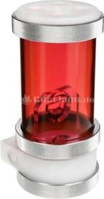 PrimoChill CTR Phase 2 120mm Laing D5, Acetal weiß, rot (CTR2-SFFD5W-12-R)