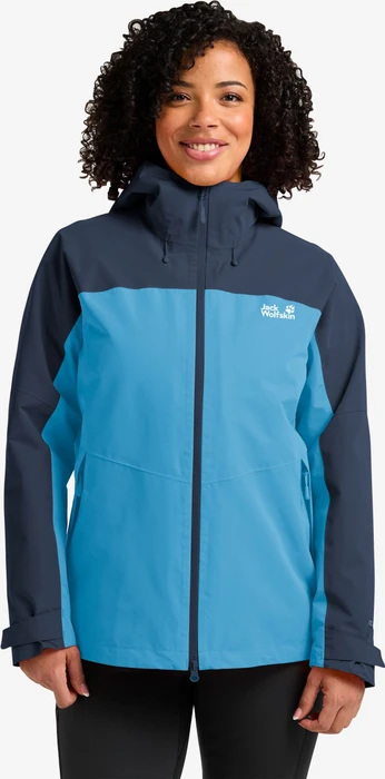 Jack Wolfskin Wild Places 3in1 Funktionsjacke sky blue (Damen)