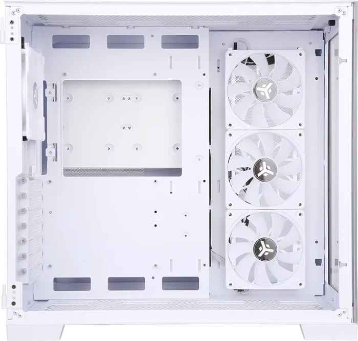 iTek Dark Cave White, Glasfenster