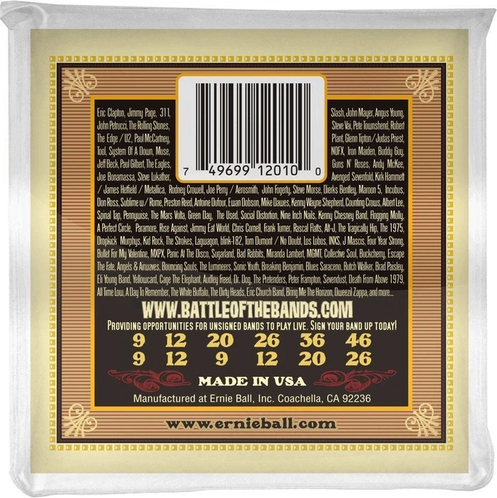 Ernie Ball Earthwood 80/20 Bronze 12-String Light