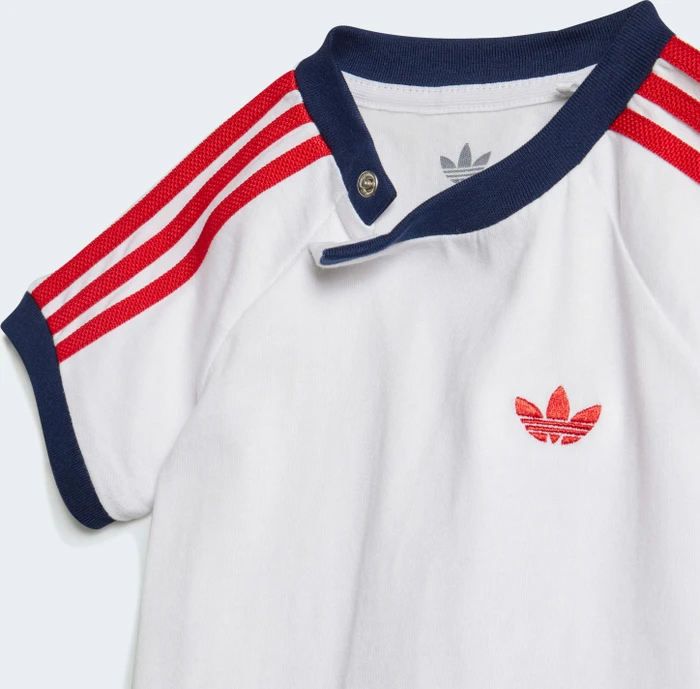 adidas Denim T-Shirt Set medium blue denim/white (Junior)