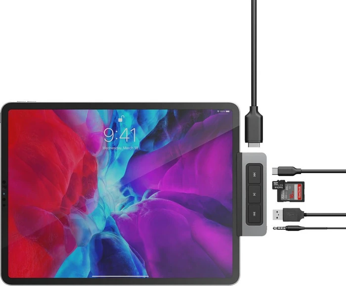 Targus HyperDrive 6-in-1 Media Hub, USB-C 3.0 [Stecker]