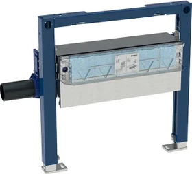 Geberit Duofix Element für Dusche, 50cm, mit Wandablauf, für Estrichhöhe am Einlauf 90-200mm