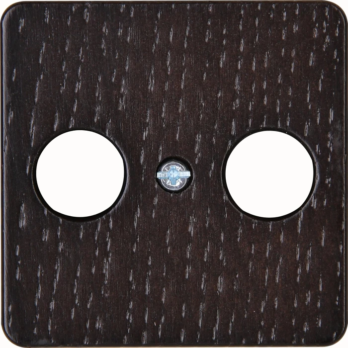 Kopp Milano Antennen-Abdeckung für Antennensteckdose, Wenge
