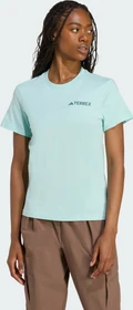adidas Terrex Graphic T-Shirt kurzarm semi flash aqua (Damen)
