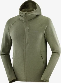 Salomon Essential Lightwarm Hooded Jacke grape leaf (Herren)