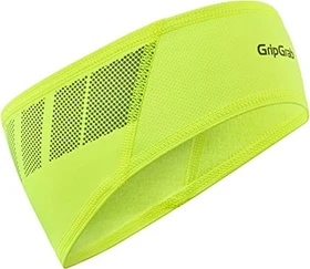 GripGrab Thermo Windproof Winter Stirnband yellow hi-vis