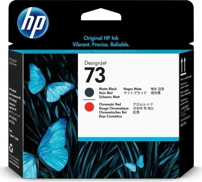 HP Druckkopf Nr. 73 CD949A Matt Black + Chrome Red Image