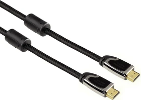 Hama ProClass High Speed mit Ethernet HDMI 1.4 Kabel und Ferritkernen schwarz, 1.50m