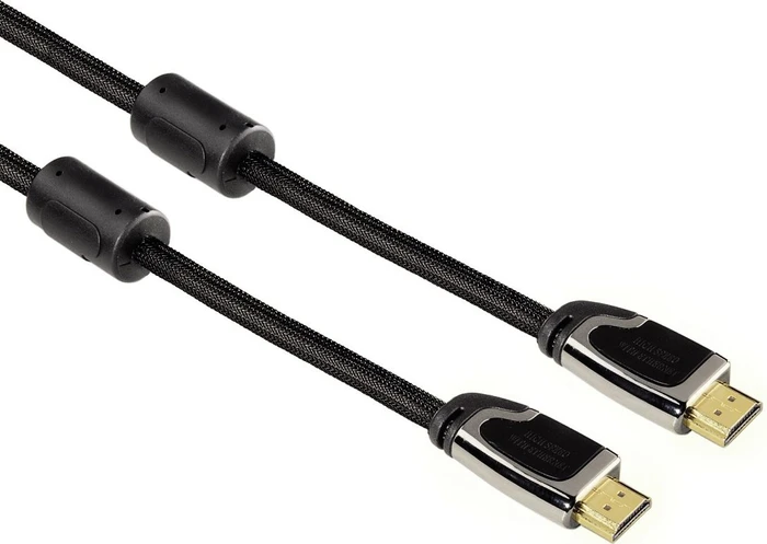 Hama ProClass High Speed mit Ethernet HDMI 1.4 Kabel und Ferritkernen schwarz, 1.50m