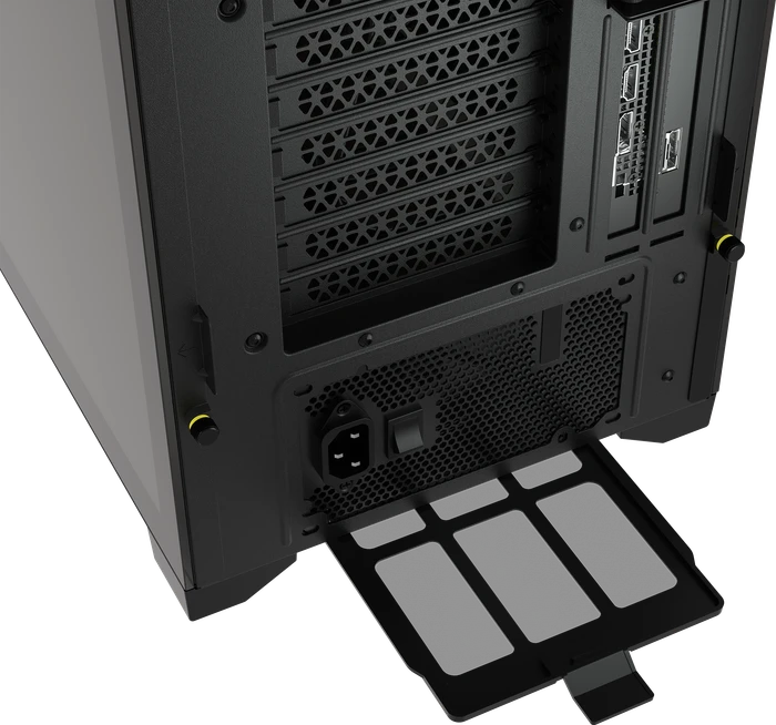 Corsair iCue 5000X RGB, schwarz, Glasfenster