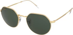 Ray-Ban RB3565 Jack 55mm polished gold/green