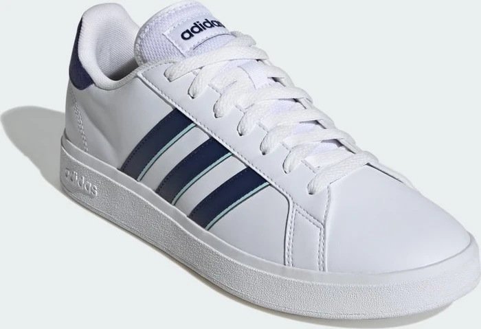 adidas Grand Court TD Lifestyle Court Casual cloud white/dark blue/semi flash aqua (Herren)