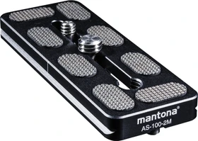 Mantona AS-100-2M Schnellwechselplatte 100mm