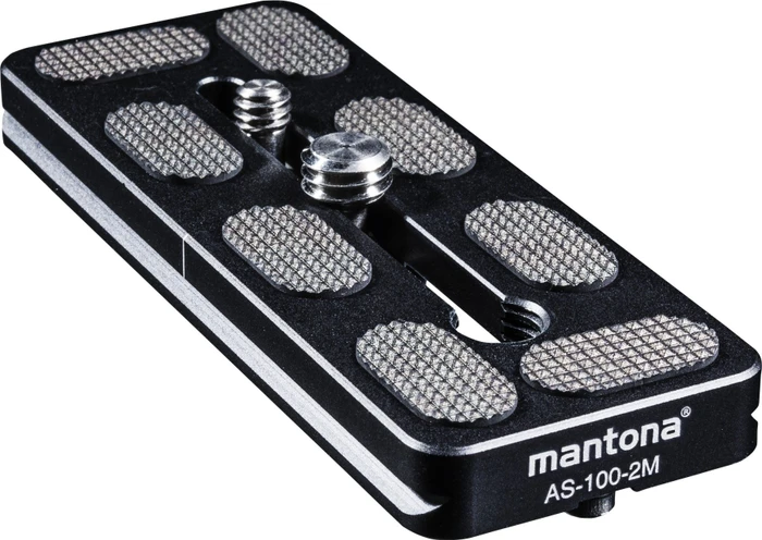 Mantona AS-100-2M Schnellwechselplatte 100mm