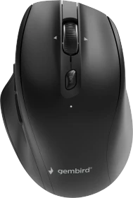 Gembird Dual-Mode 6-Button Wireless Mouse schwarz, USB/Bluetooth (MUSW2-6B-02)