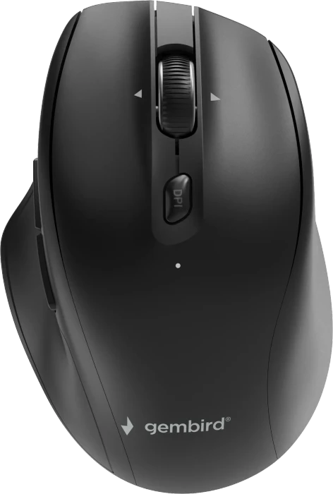 Gembird Dual-Mode 6-Button Wireless Mouse schwarz, USB/Bluetooth
