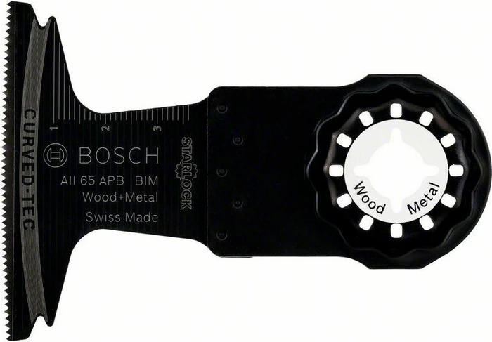 Bosch Professional AII65APB Wood and Metal SL BIM Tauchsägeblatt 65mm, 1 Stück