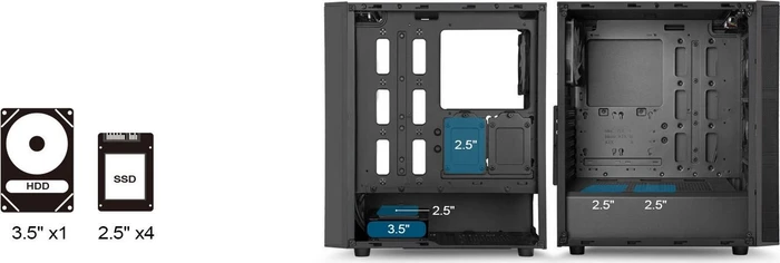 SilverStone Fara R1 Pro, weiß, Glasfenster