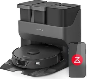 Roborock Qrevo S5V Saug-/Wischroboter schwarz inkl. Absaug-/Reinigungsstation