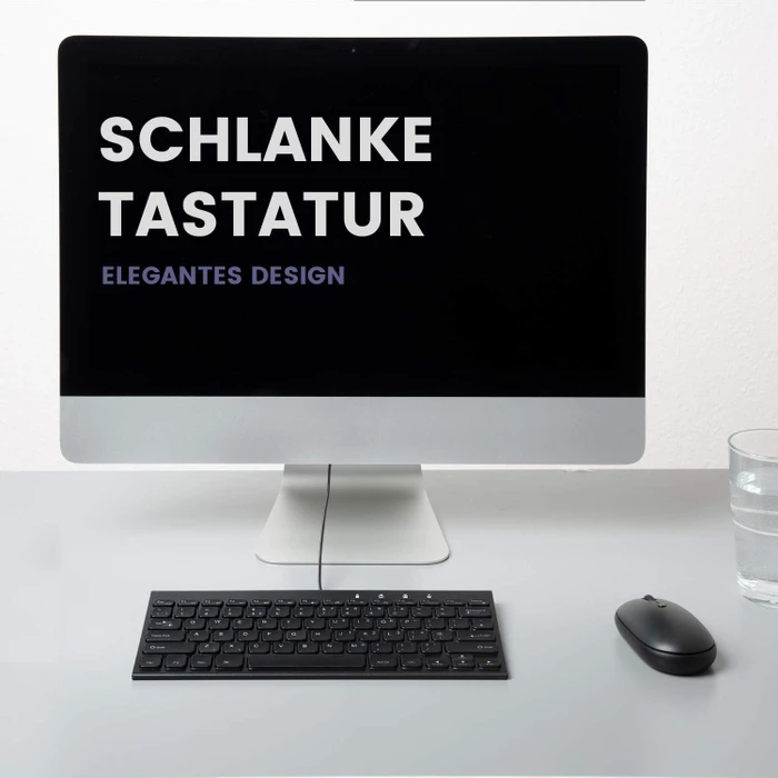Perixx Periboard-429, schwarz, LEDs weiß, USB, DE