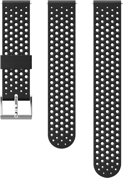 Suunto Ersatzarmband Athletic Silikon 20mm für 3 Fitness black steel