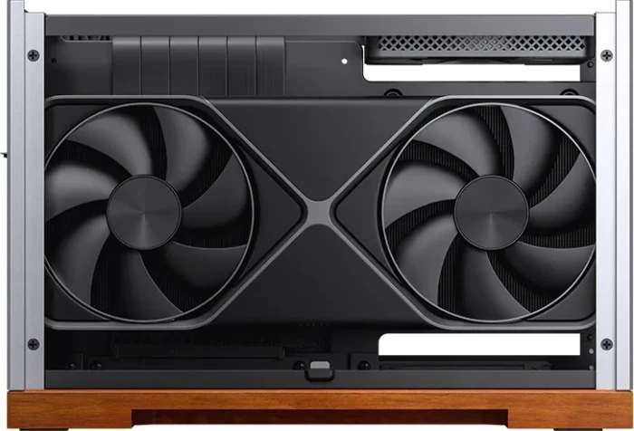 Jonsbo T9 Black, silber/braun, PCIe 5.0 Edition, Mini-ITX