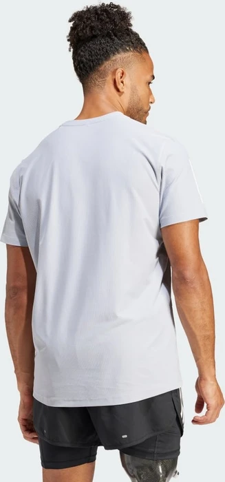 adidas Own the Run Laufshirt kurzarm halo silver (Herren)