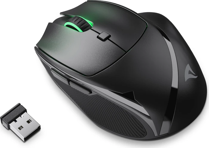 Sharkoon OfficePal M25W, schwarz, USB