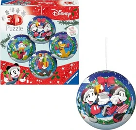 Ravensburger 3D Puzzle-Ball Disney Weihnachtskugel-Set