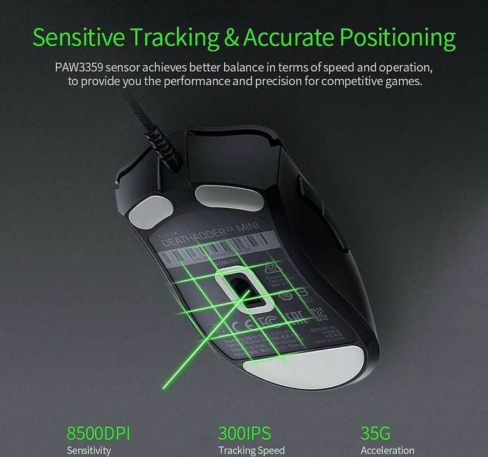 Razer DeathAdder V2 Mini, USB