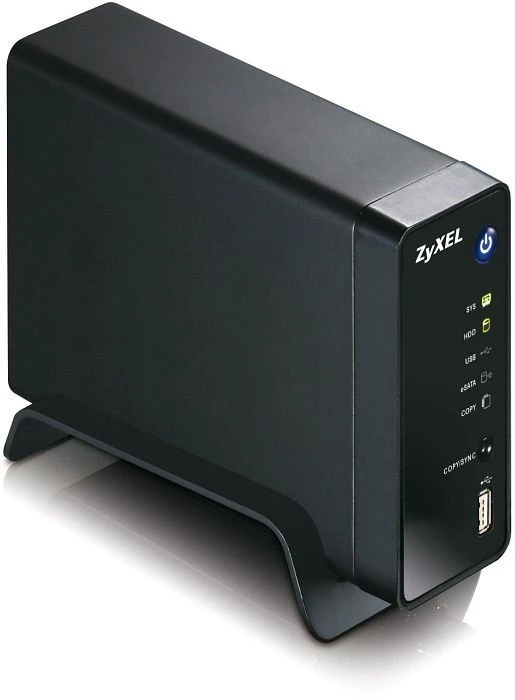 Zyxel NSA310, 256MB RAM, 1x RJ-45 1000Base-T, 2x USB-A 2.0