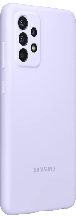 Samsung Silicone Cover für Galaxy A72 violett