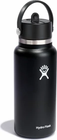 Hydro Flask Wide Mouth Flex Straw Cap Isolierflasche 946ml schwarz