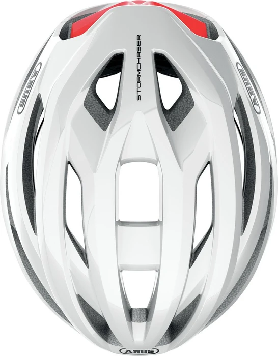 ABUS Stormchaser Helm race white shiny