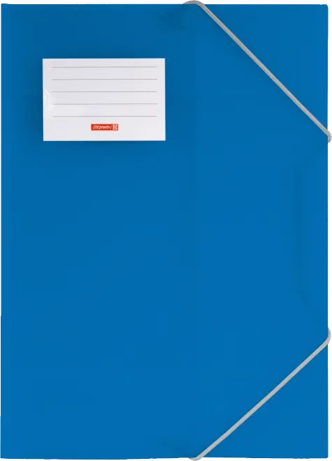 Brunnen FACT!pp Sammelmappe, A4, azurblau/transparent