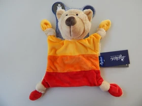 Sigikid Blue Collection Bär Schmusetuch gelb/rot
