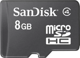 SanDisk 8GB, Class 4