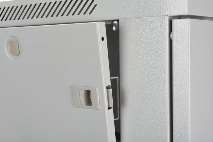 Digitus Professional Dynamic Basic Serie Wandschrank 12HE, Sicherheitsglastür, IP2X, grau, 450mm tief