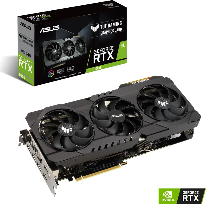 ASUS TUF Gaming GeForce RTX 3080, TUF-RTX3080-10G-GAMING, 10GB GDDR6X, 2x HDMI, 3x DP