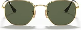 Ray-Ban RB3548N Hexagonal Flat Lenses 54mm gold/green classic