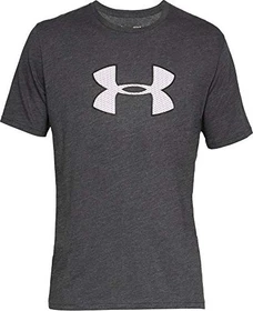 Under Armour UA Funktionsshirt kurzarm charcoal medium heather/white (Herren)