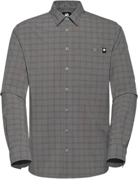 Mammut Lenni Hemd langarm steel/black (Herren)