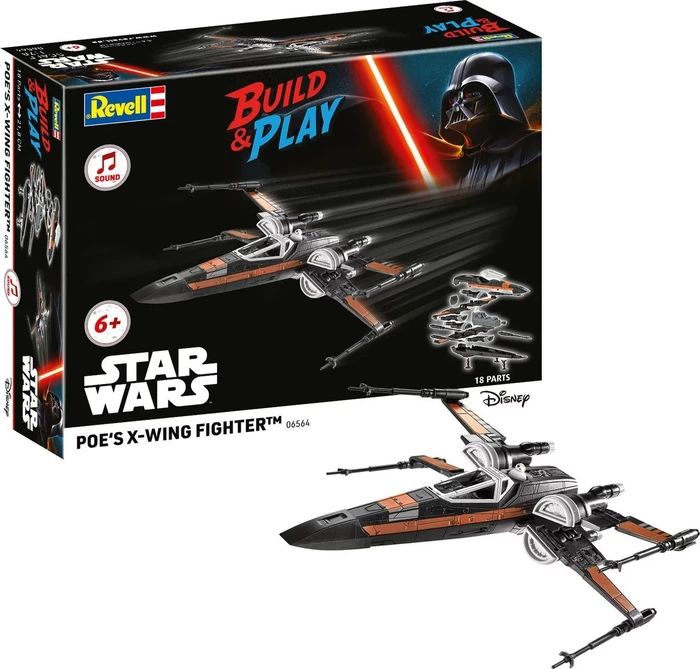 Revell Poe's X-Wing Fighter with Sound: Build & Play